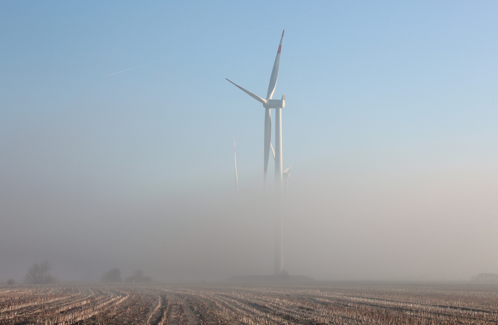 Windkraft aus dem Nebel