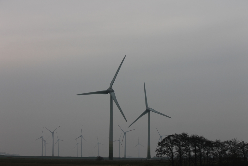 Windkraft-Energie an der Nordsee