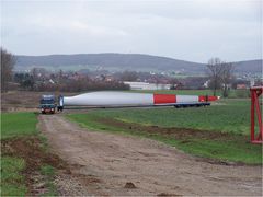 Windkraft im Aufbau in Löhne