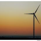 Windkraft & Sonnenuntergang