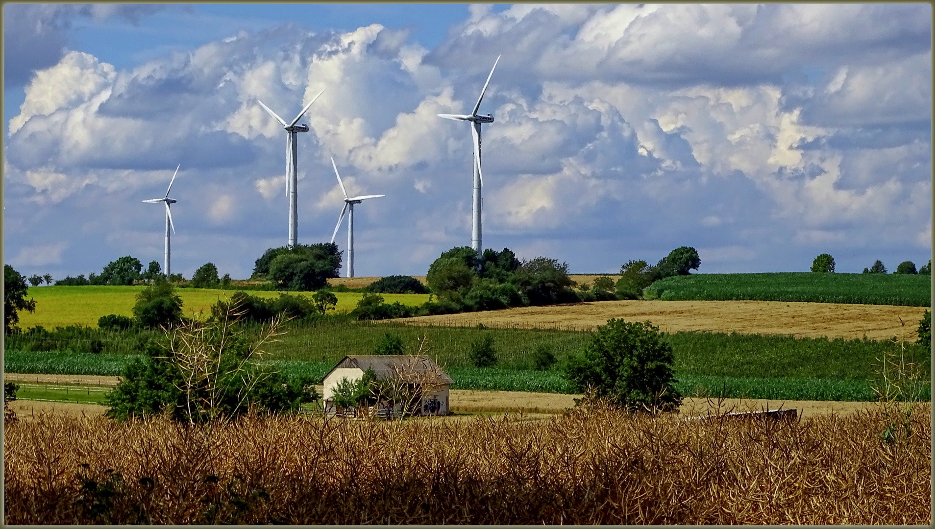 Windkraftanlagen am Haarstrang