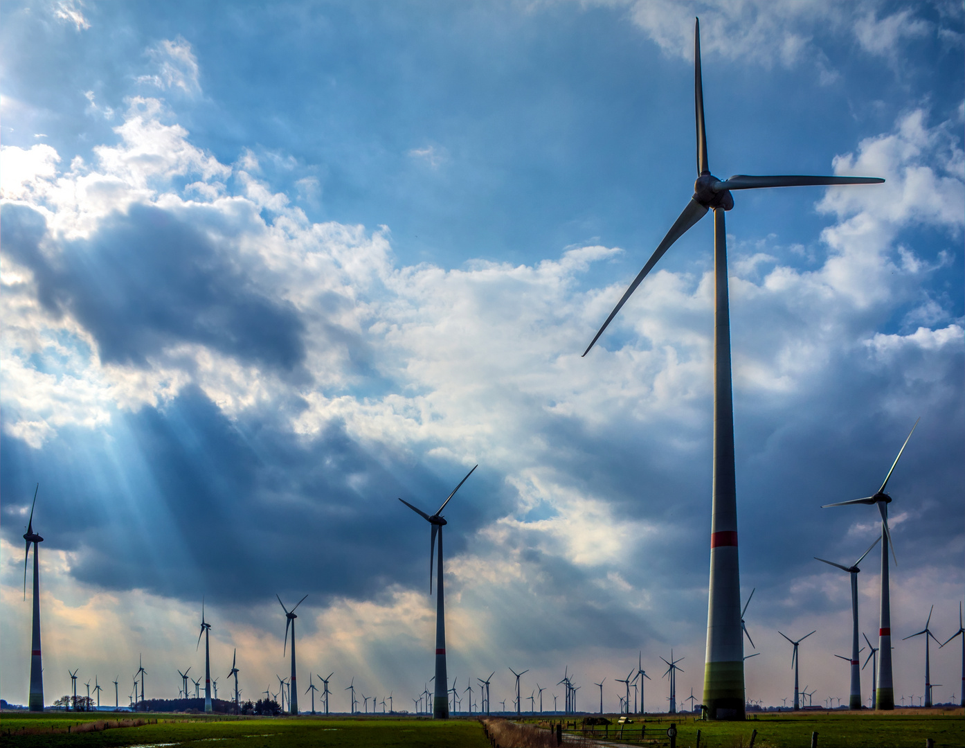 Windkraftanlagen an der Nordsee