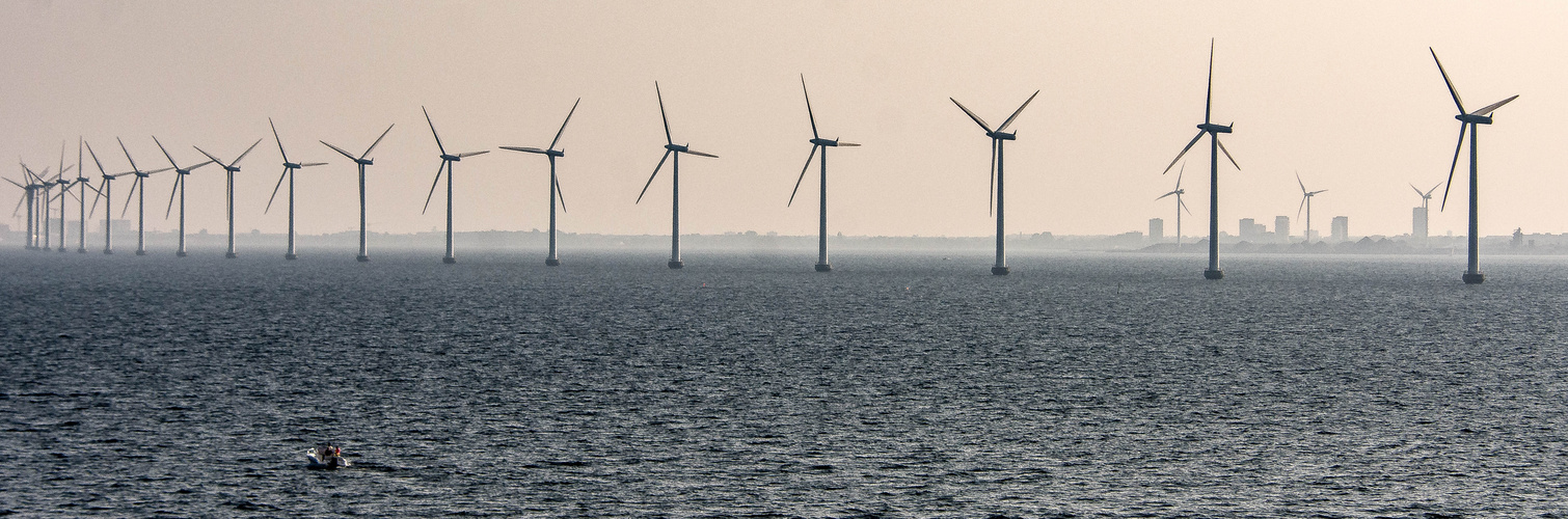 Windkraftwerke vor Kopenhagen