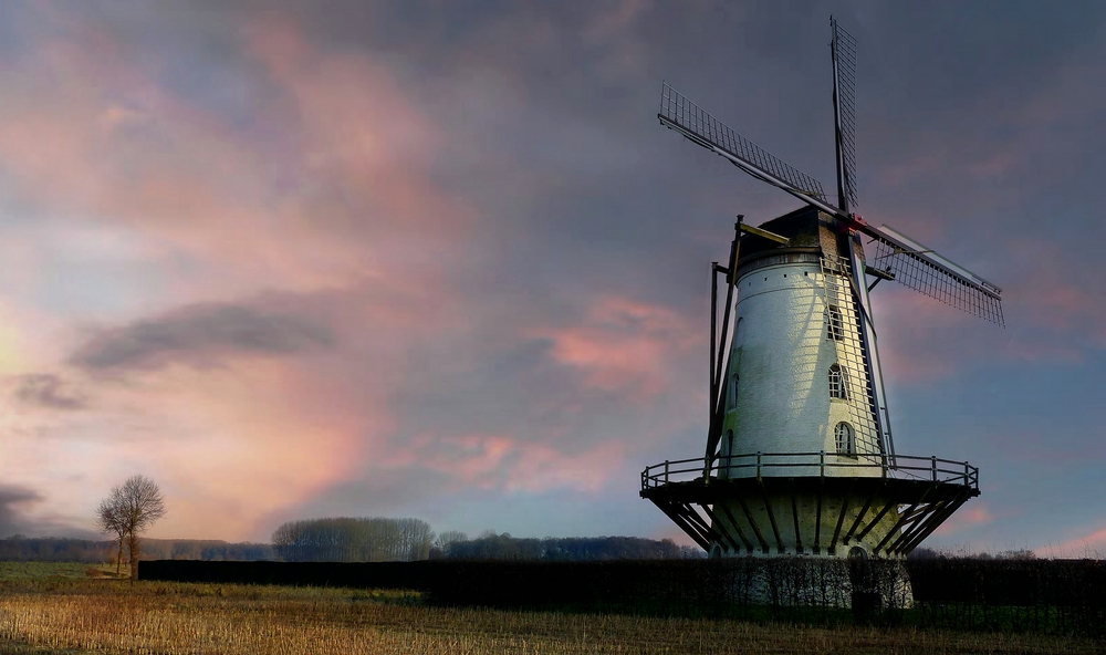 Windmill at dusk (1)