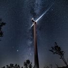 Windmill at night