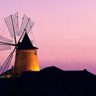 Windmill at sunset