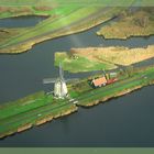 Windmill in the Dutch countryside