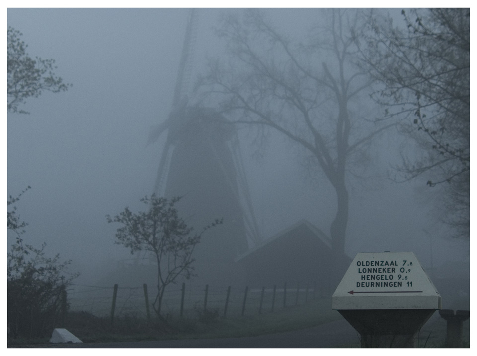 Windmill in the fog