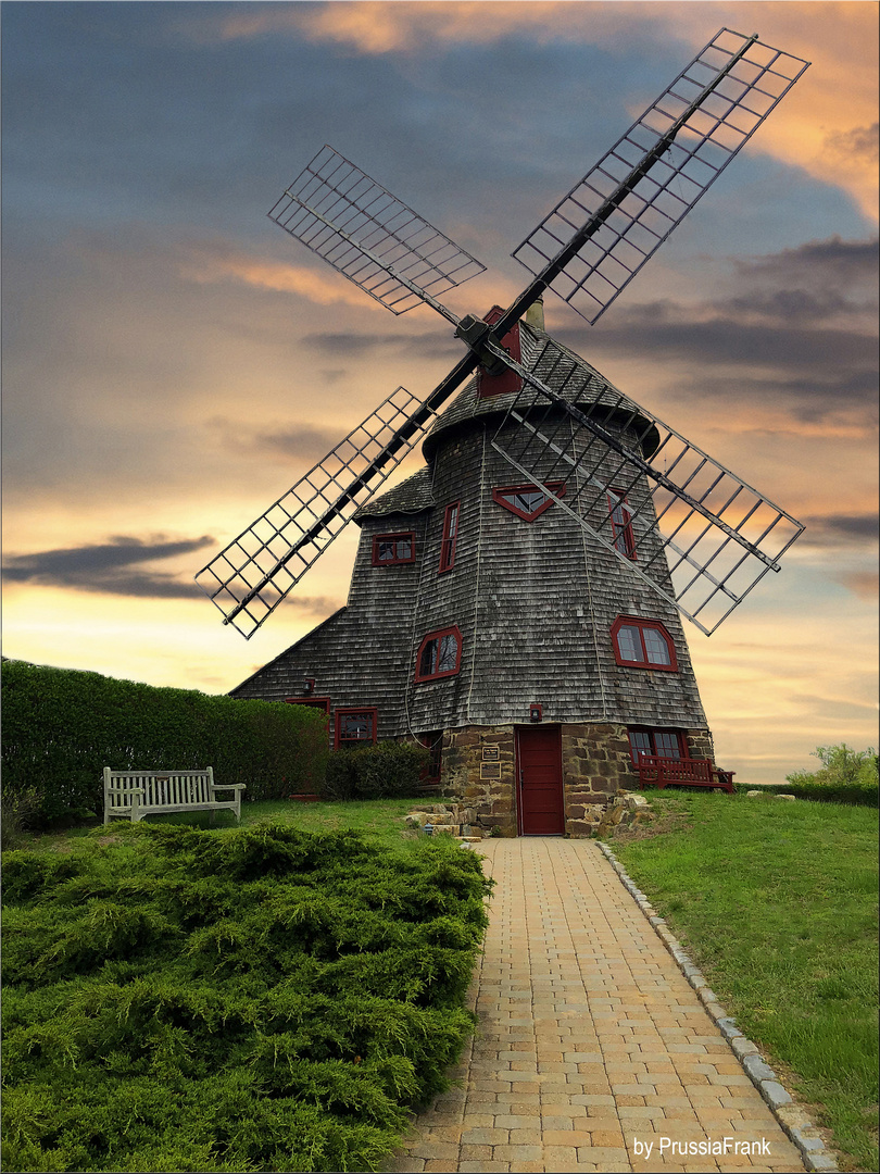 Windmill on Long Island, NY. Photographed in 2018