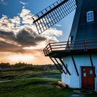 ... windmill & sunset ...