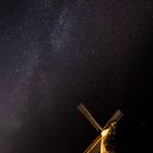 windmill under the stars