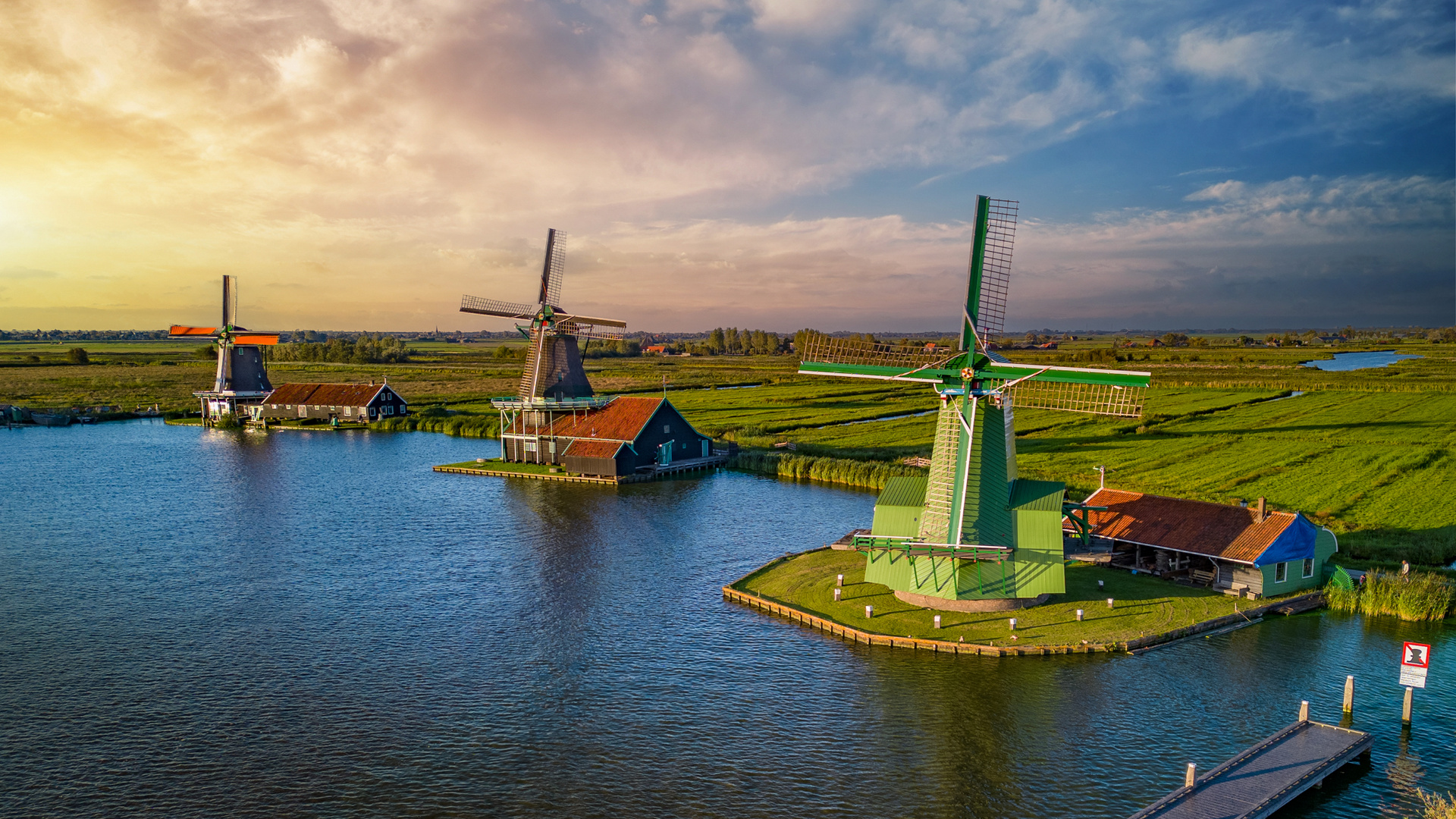 Windmills at Zaanse Schans