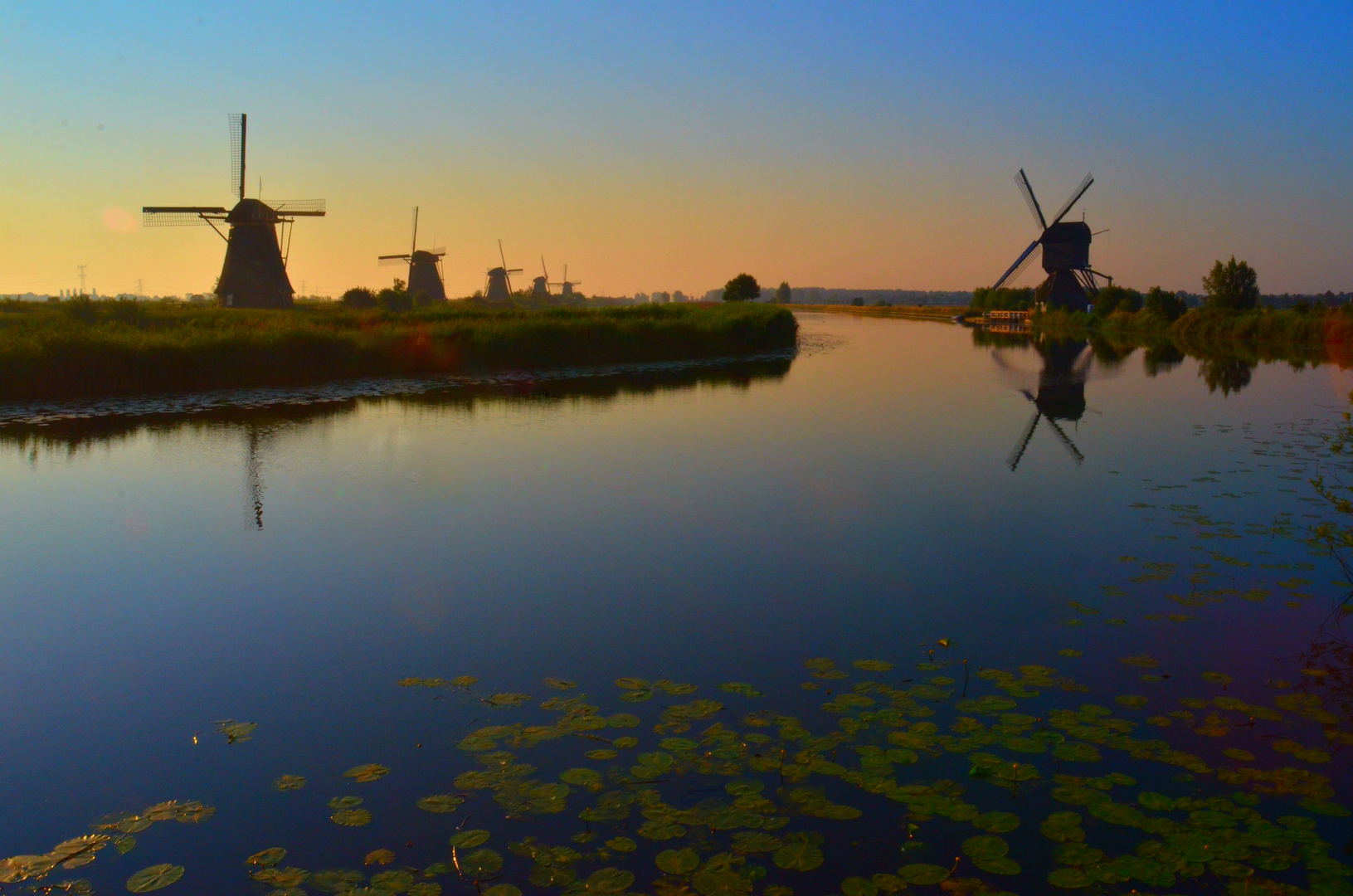 windmills holland kinderdijk