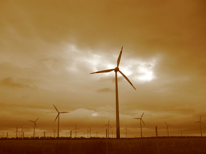 Windmills near Vienna