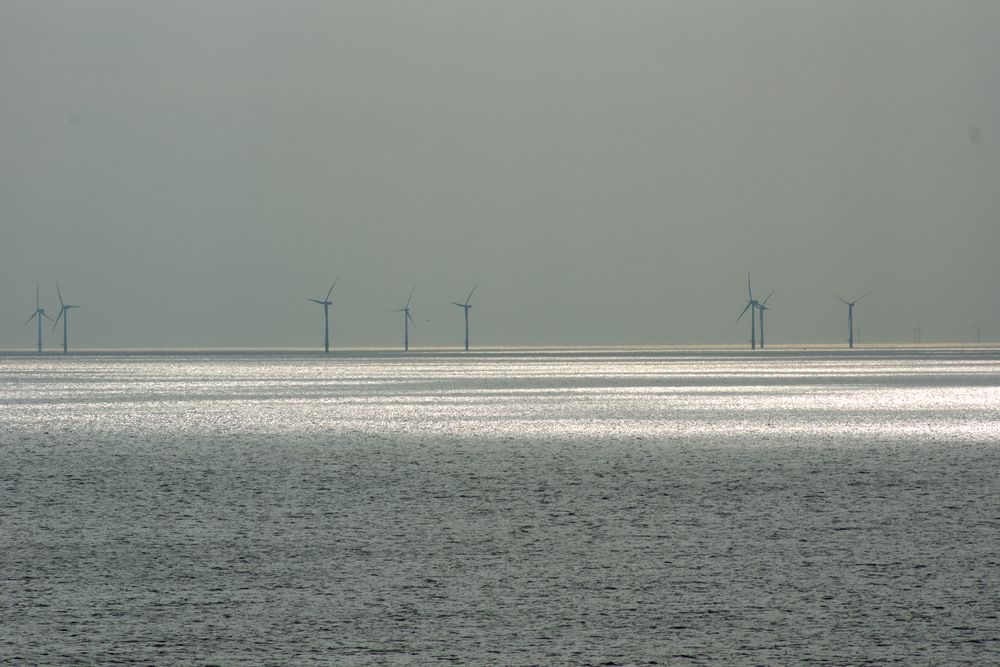 Windmolen in de Noordzee