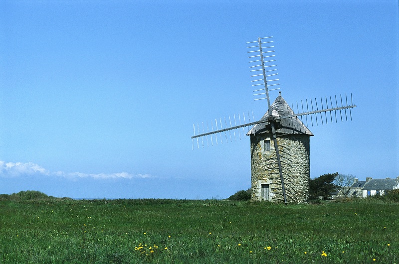 Windmühle am Cap Sizun - Finistere (Bretagne)