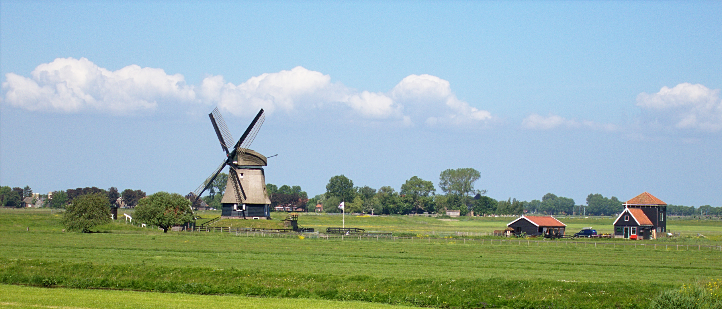 Windmühle am IJsselmeer