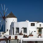 Windmühle am Kraterrand, Oia