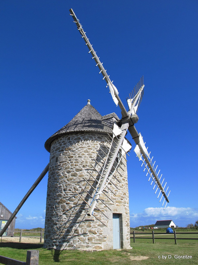 Windmühle am Pointe du Van !