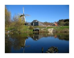 Windmühle am See