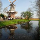 Windmühle auf dem Keukenhof nähe Amsterdam