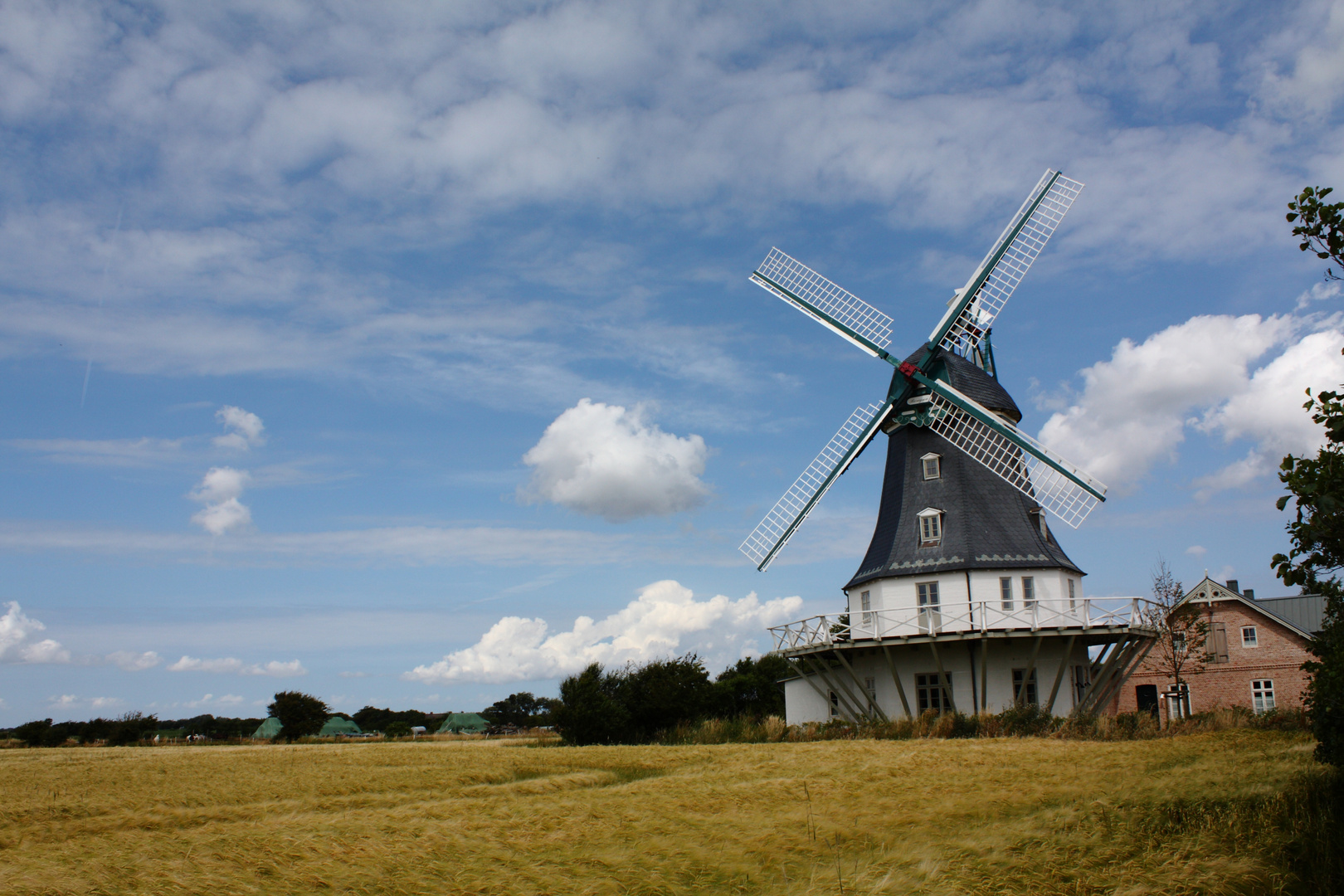 Windmühle auf der Insel Föhr