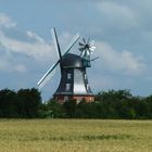 Windmühle auf der Insel Föhr