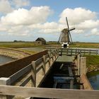 Windmühle auf der Insel Texel