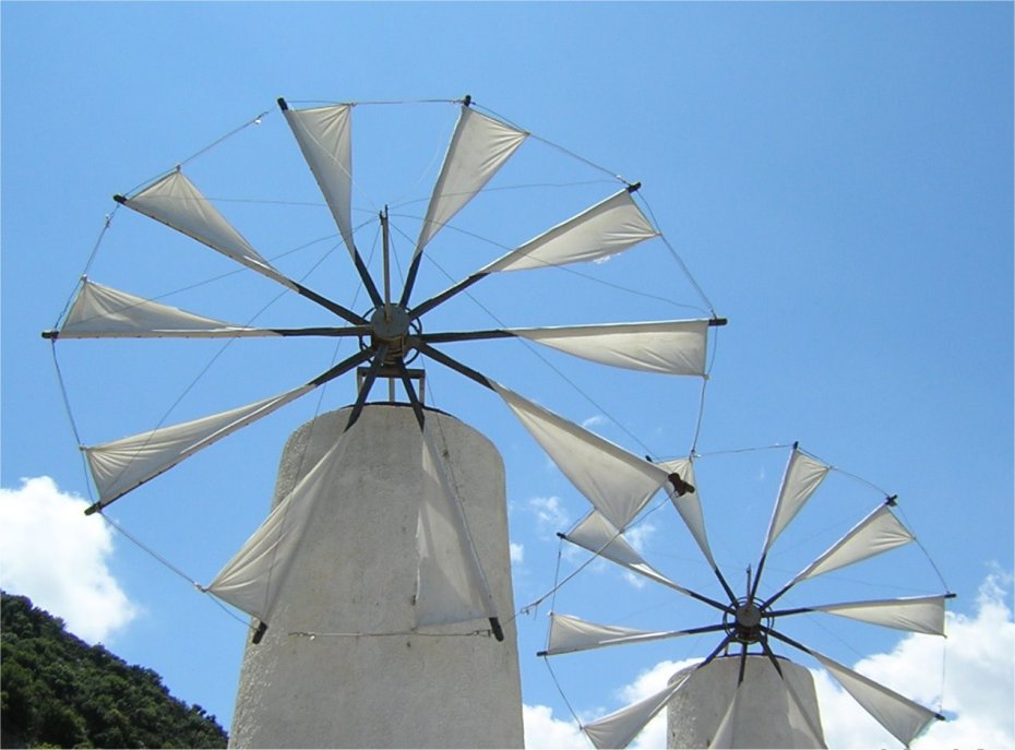 Windmühle auf Kreta