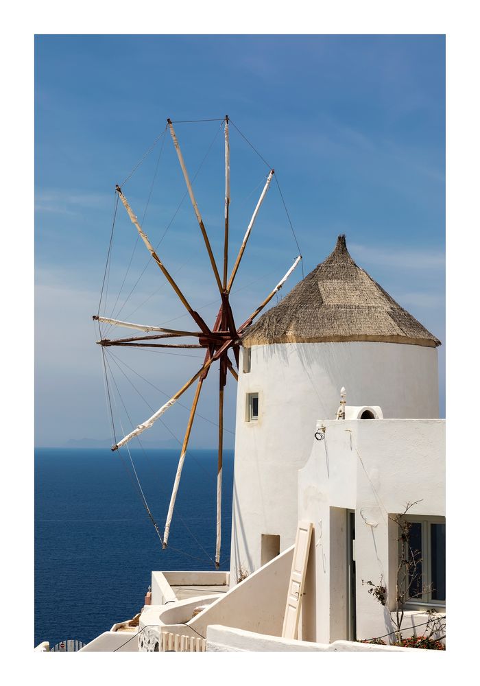 Windmühle auf Santorin