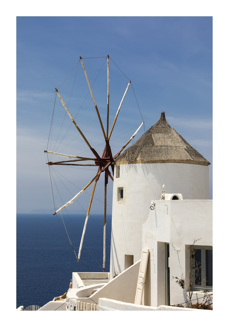 Windmühle auf Santorin