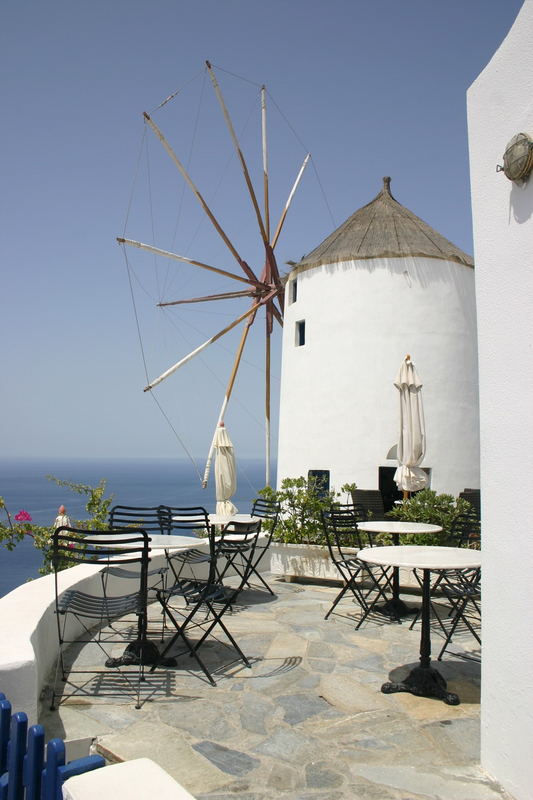 Windmühle auf Santorini