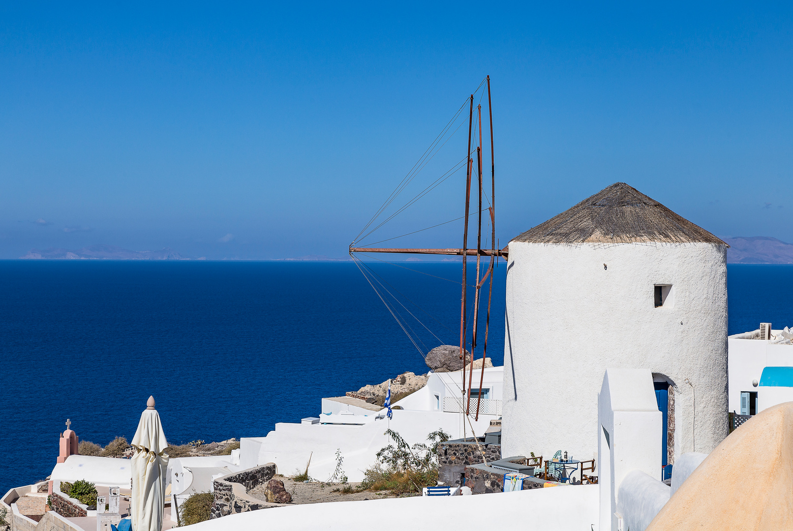 Windmühle auf Santorini