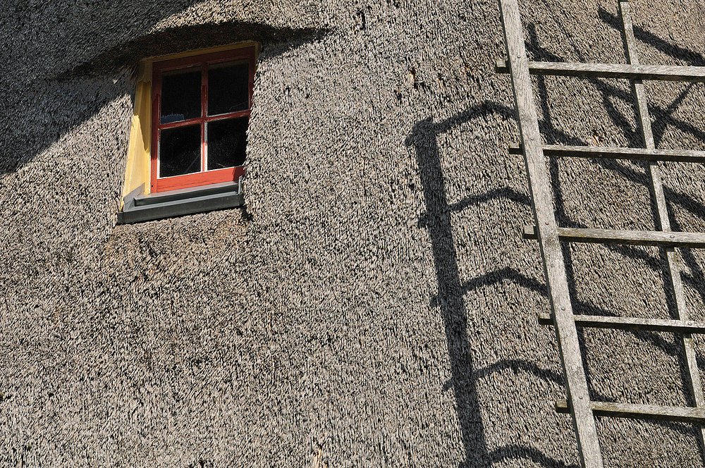 Windmühle aus Borsfleth – Flügelstück mit Fenster