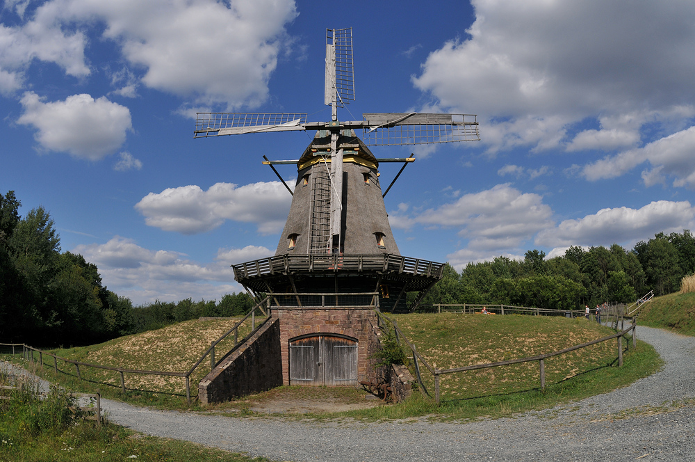 Windmühle aus Borsfleth – gemacht für Fisheyes