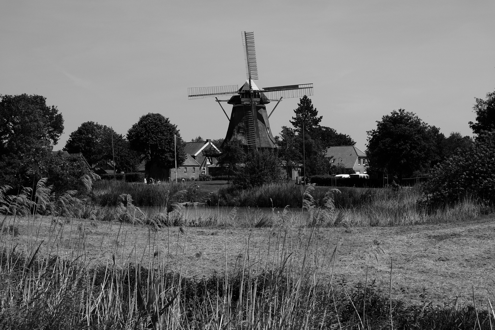 Windmühle bei Leer/Ostfriesland