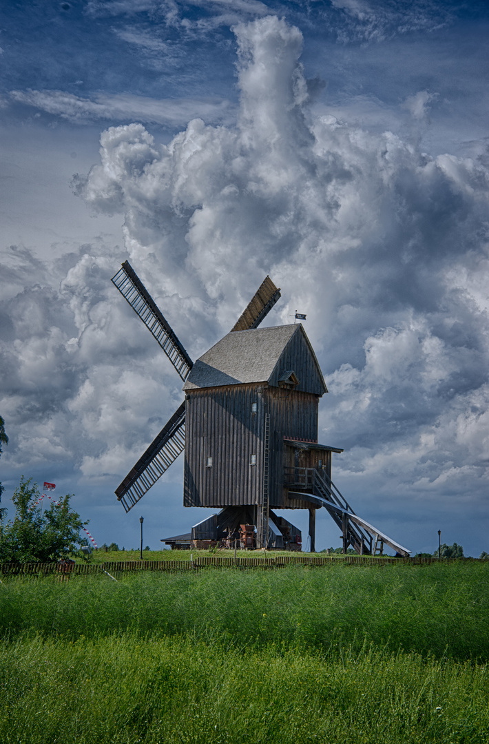 Windmühle Brandenburg HDR