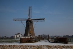 Windmühle Haaren im Schnee