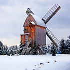 Windmühle im Winter