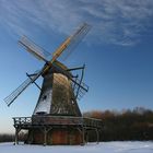 Windmühle im Winter