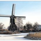 Windmühle im Winter