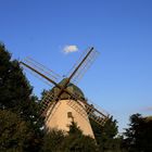 Windmühle in Abendlicht