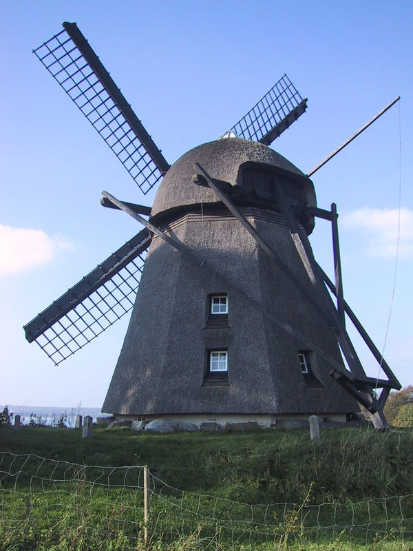 Windmühle in Dänemark..