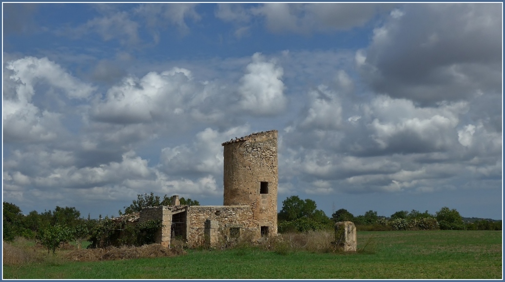 Windmühle in der Nähe von Petra