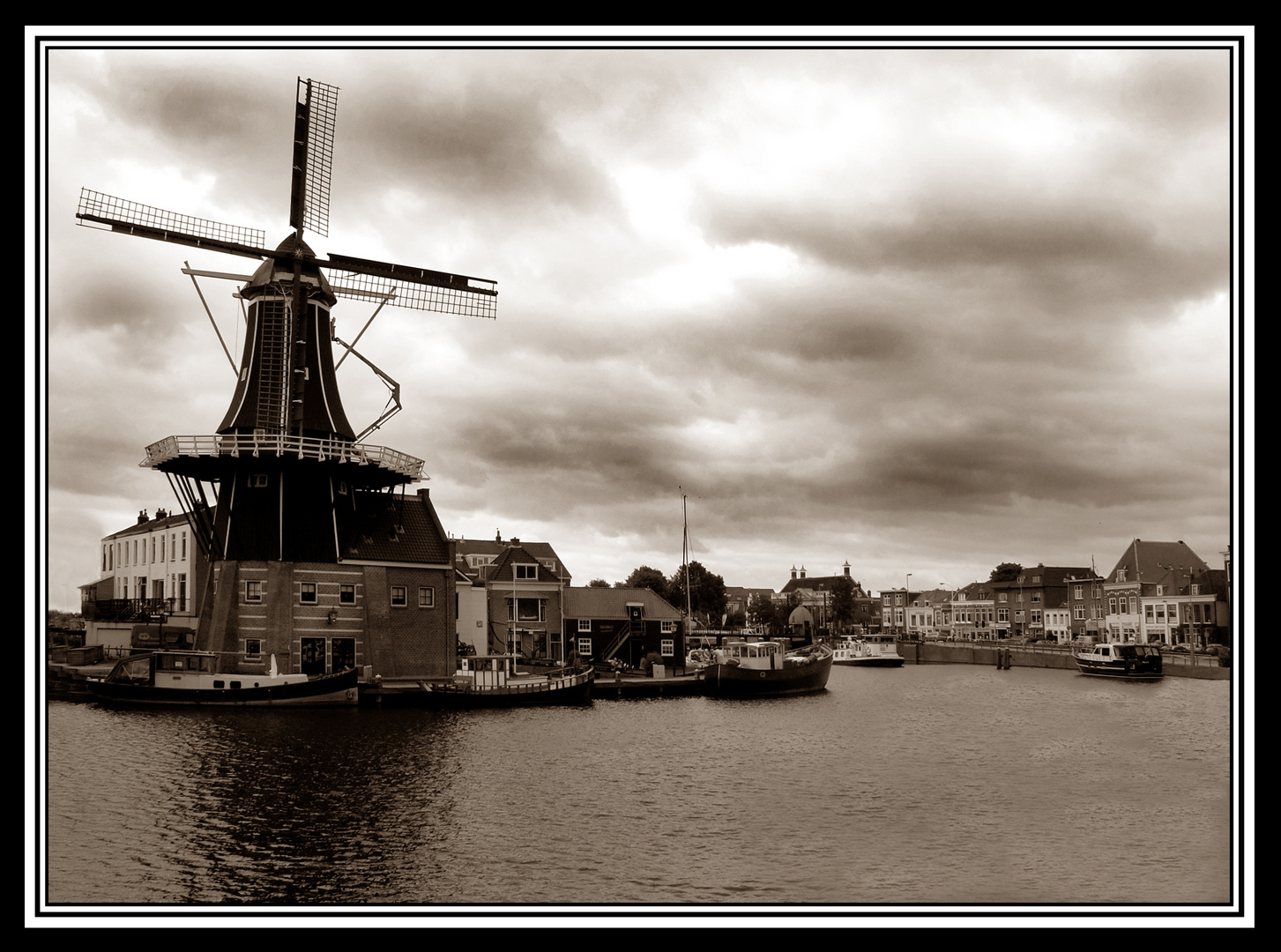 Windmühle in Haarlem