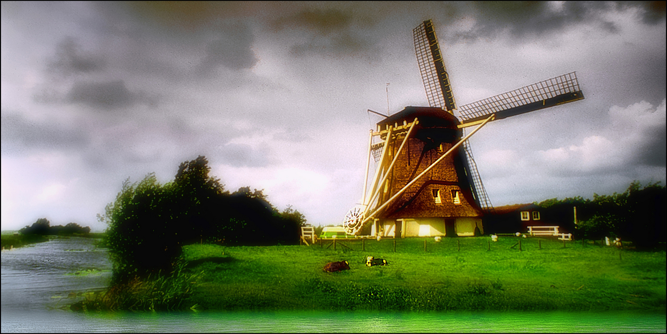 Windmühle in Holland