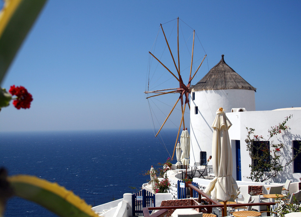 Windmühle in Oia