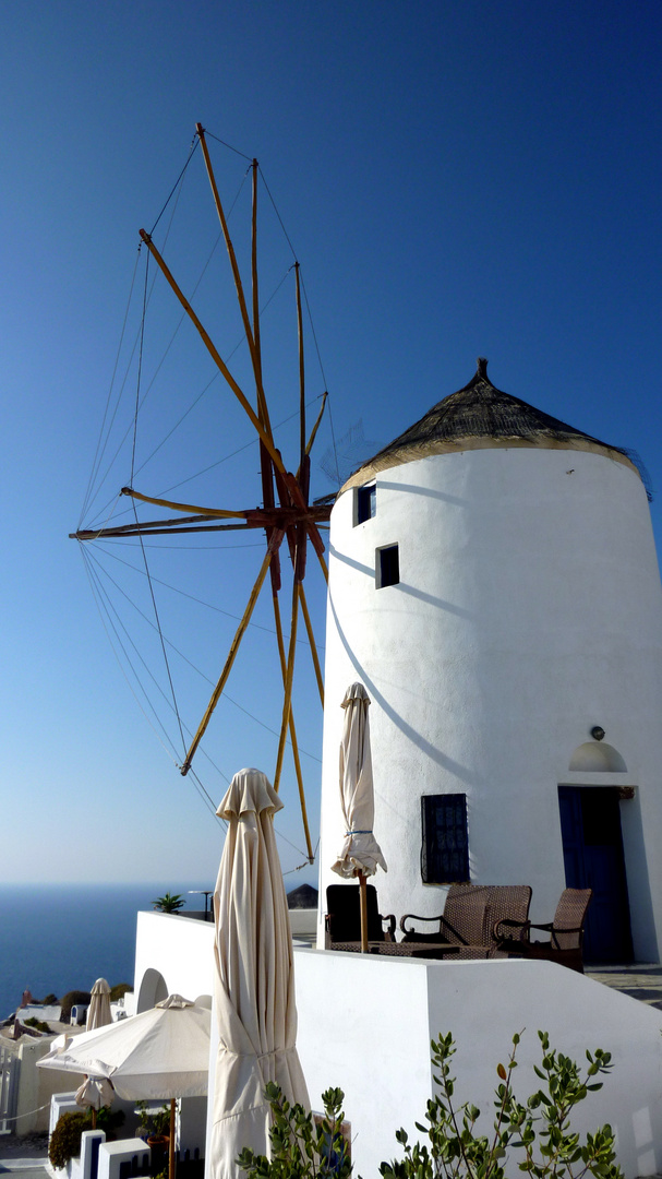 Windmühle in Oia