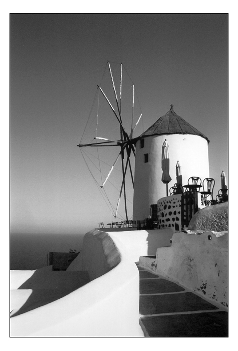 Windmühle in Oia