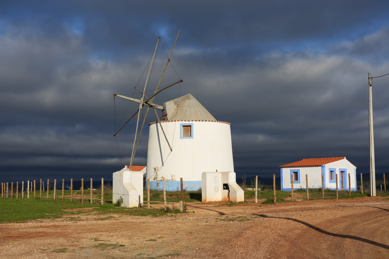 Windmühle in Portugal 